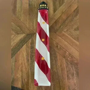 Lighthouse decorative tray 18in x 3in at base